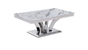 LUNA COFFEE TABLE SILVER & GOLD
