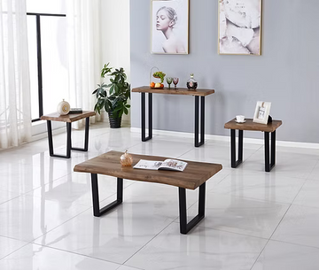 LIVE-EDGE COFFEE TABLE SET