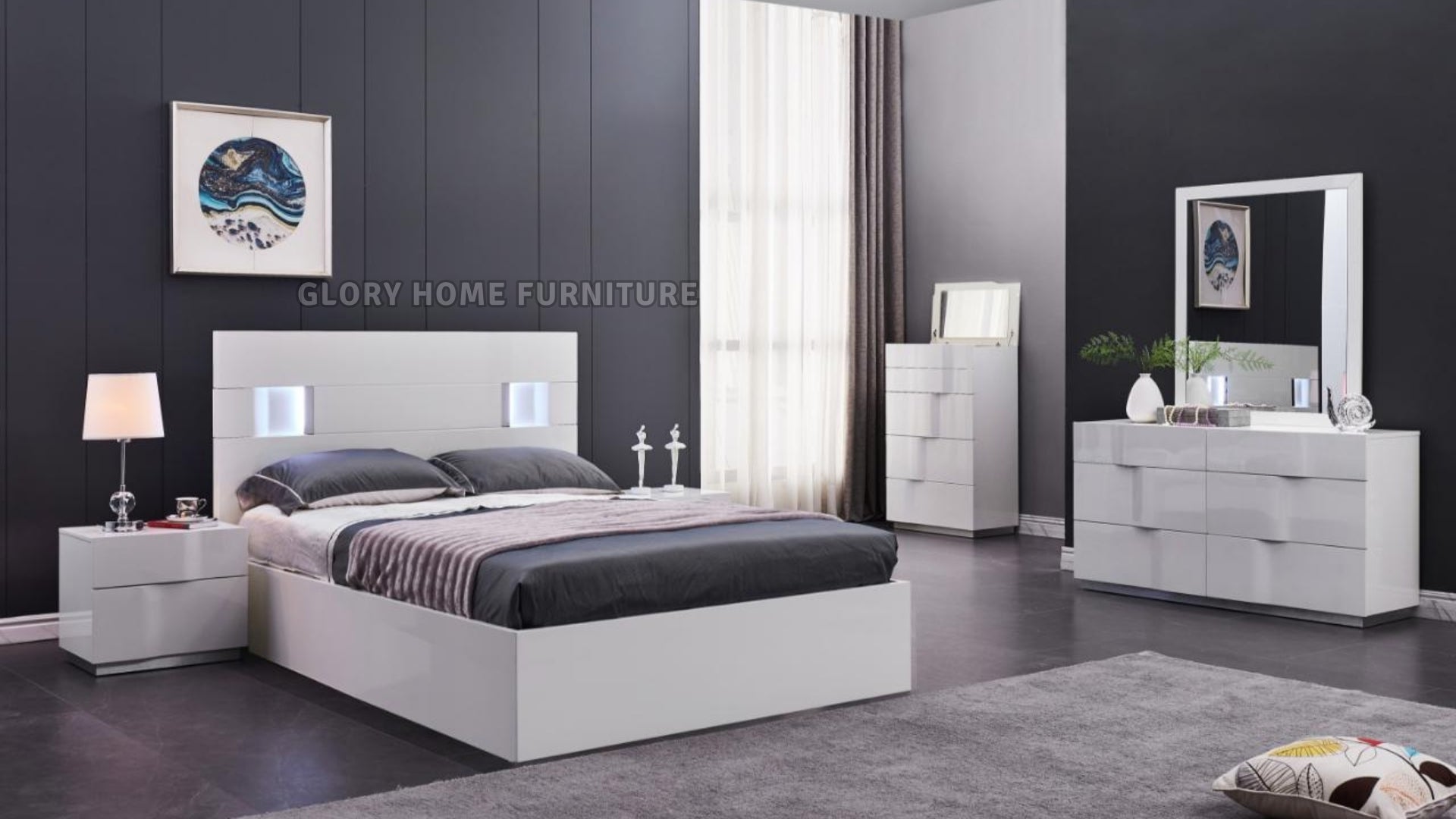 Glory White Lift-top